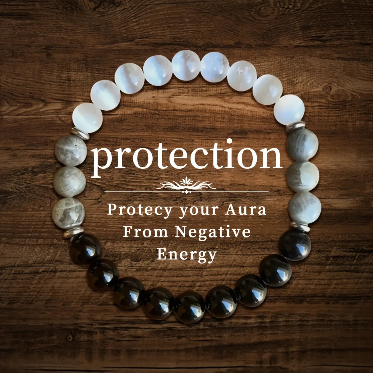 Depression Healing Crystal Beaded Bracelet Relieves Stress Anxiety Enhances Confidence Spiritual Inner Strength Jewelry Gift