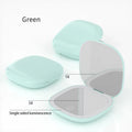 Mini Compact Foldable Pocket Hand Led Makeup Mirror with Led Light 5X/10X Magnification Rechargeable and Small
