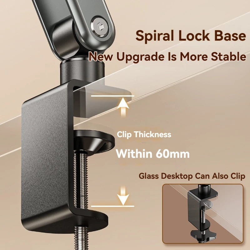 Phone Stand Long Arm Rotatable Tablet Holder for 5 to 13 Inch Tablet Smartphone Bed Desktop Lazy Holder Bracket for Ipad Support