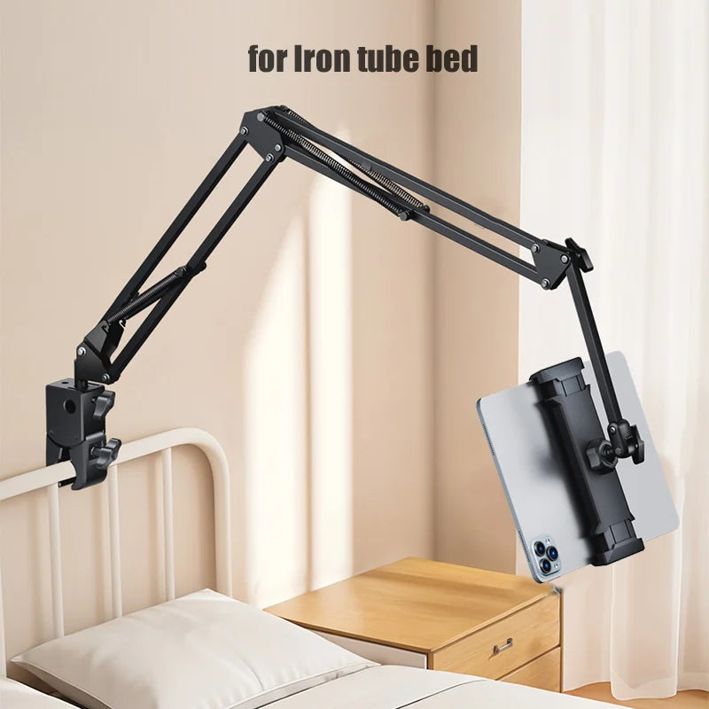 BFOLLOW Lazy Bracket Stand for Bed Desk with Tablet Mobile Phone Holder Magsafe Magnetic Mount Iphone Flexiable Boom Arm