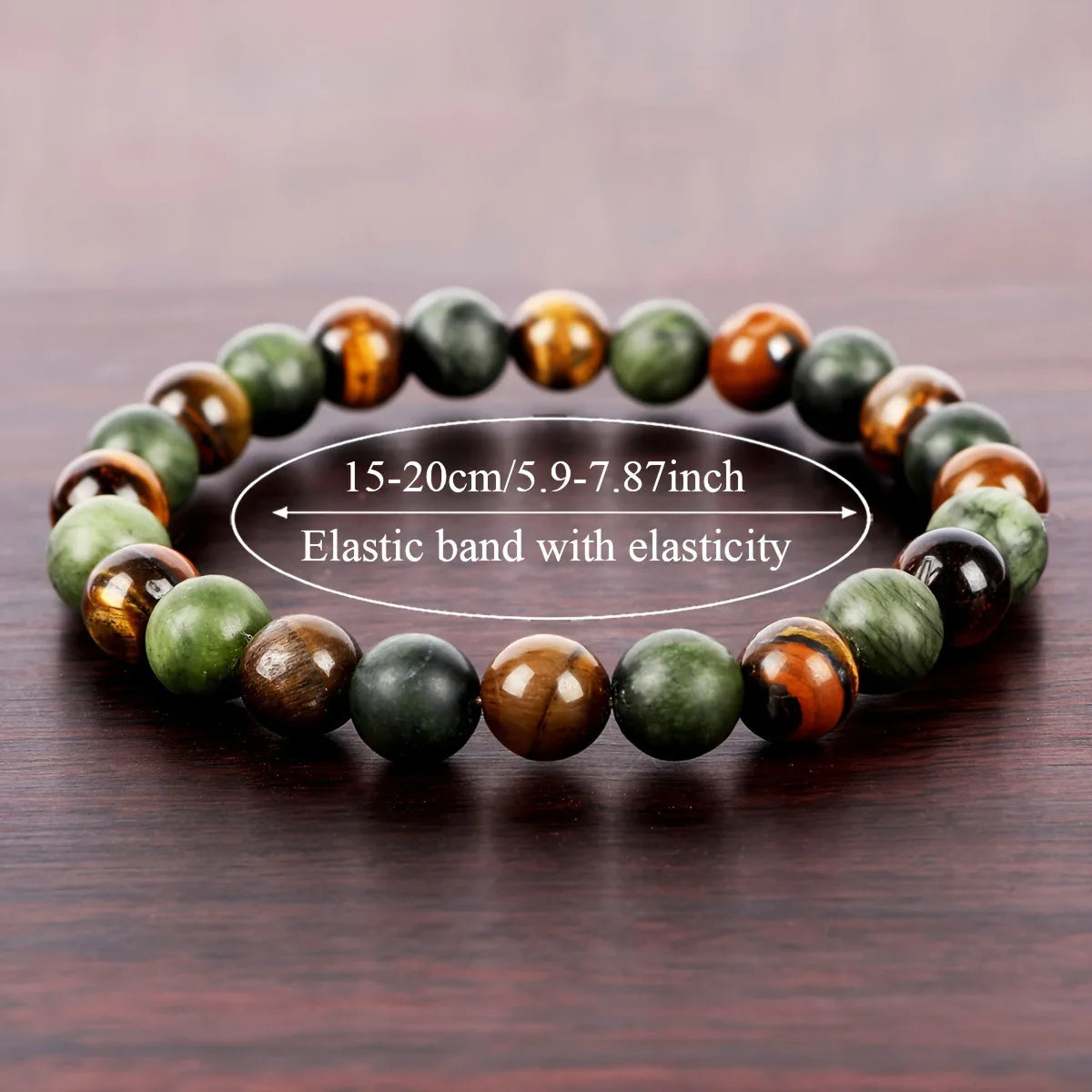 Depression Healing Crystal Beaded Bracelet Relieves Stress Anxiety Enhances Confidence Spiritual Inner Strength Jewelry Gift